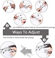 Vista 4 de Collar de entrenamiento para perros, collar de perro sin tirones, collar de perro, hebilla de metal de liberación rápida de alta resistencia, puntas