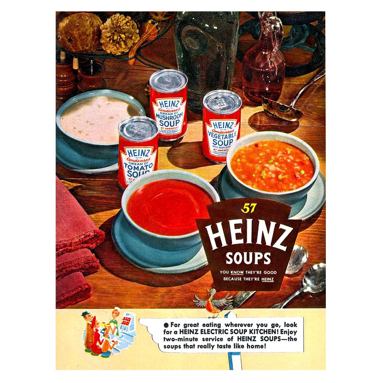 Retro Food Kitchen Sign Metal Plaque Food Soup, 10X8in ref2319