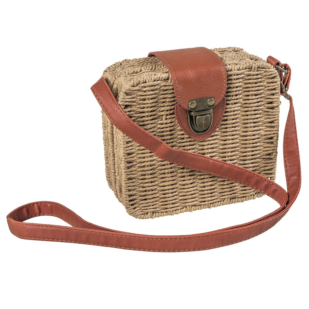 Korb handtasche eckig Clearance