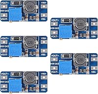 Vista 10 de AITRIP 10 piezas MT3608 DC-DC convertidor de impulso 2A módulo ajustable de aumento de voltaje regulador de voltaje de entrada 2V-24V a 5V-28V