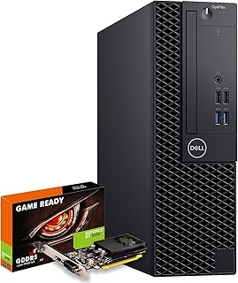 Gaming PC Desktop Computer Dell Optiplex 3060 SFF - Hexa Core i5 Processor Up to 4.1Ghz | GeForce GT1030 2GB DDR5 | 16GB DDR4 RAM 512GB SSD | WiFi | Windows 11 Pro 64 bit - (Renewed) (16GB RAM | 1TB SSD | GT1030 2GB DDR5)