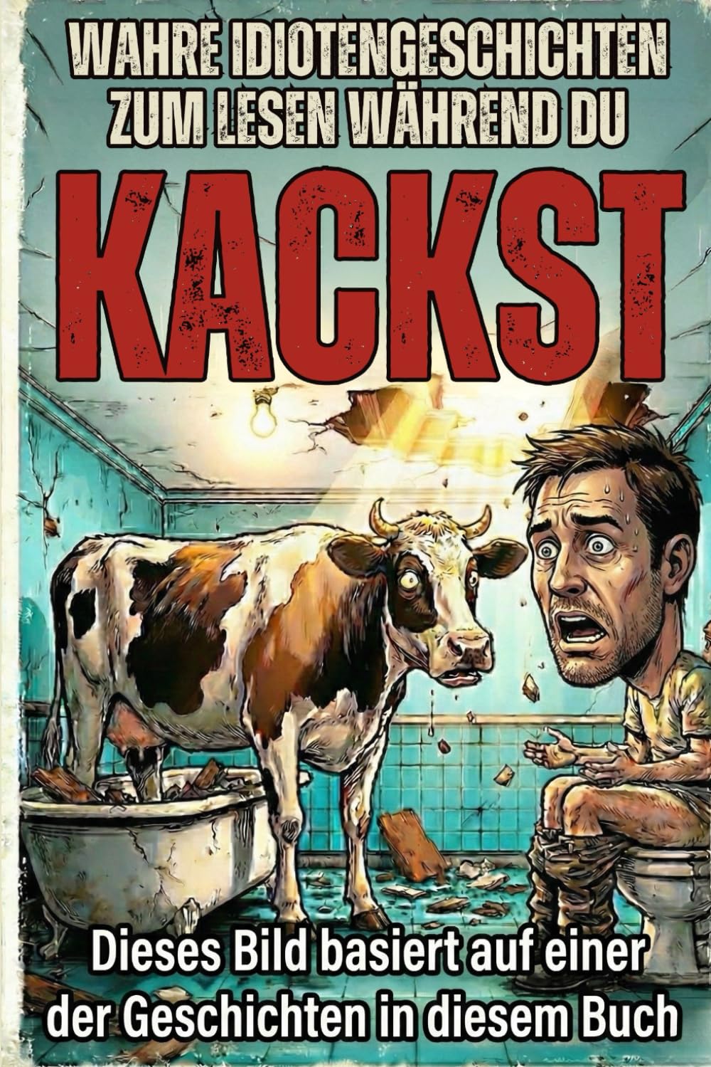 Wahre Idiotengeschichten zum Lesen, während du kackst: Ein lustiges Geschenkbuch mit echten, absurden Badezimmergeschichten für Erwachsene