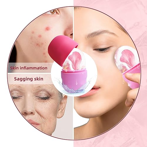 Miniatura 2 de Rodillo de hielo para rostro, rodillos TimemoryUS Frozen para mujeres y hombres, cuidado de la piel facial y de ojos, reduce la hinchazón, elimina