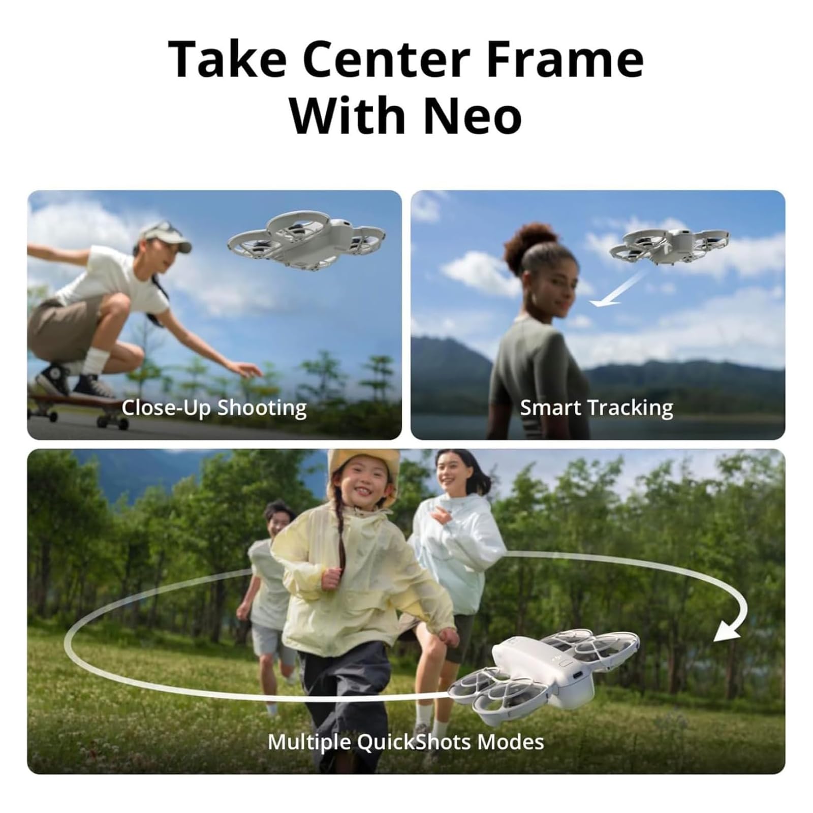 DJI Neo Drone with Camera 4K, Intelligent Flight Battery & Carrying Bag Bundle, Foldable FPV GPS Drone for Adults, Beginners, Professionals