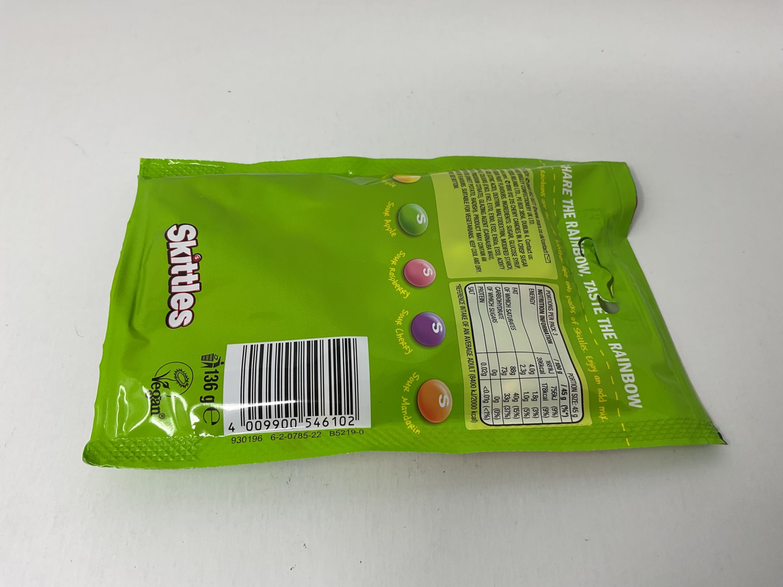Amazon.com : Skittles Vegan Chewy Crazy Sour Sweets Fruit