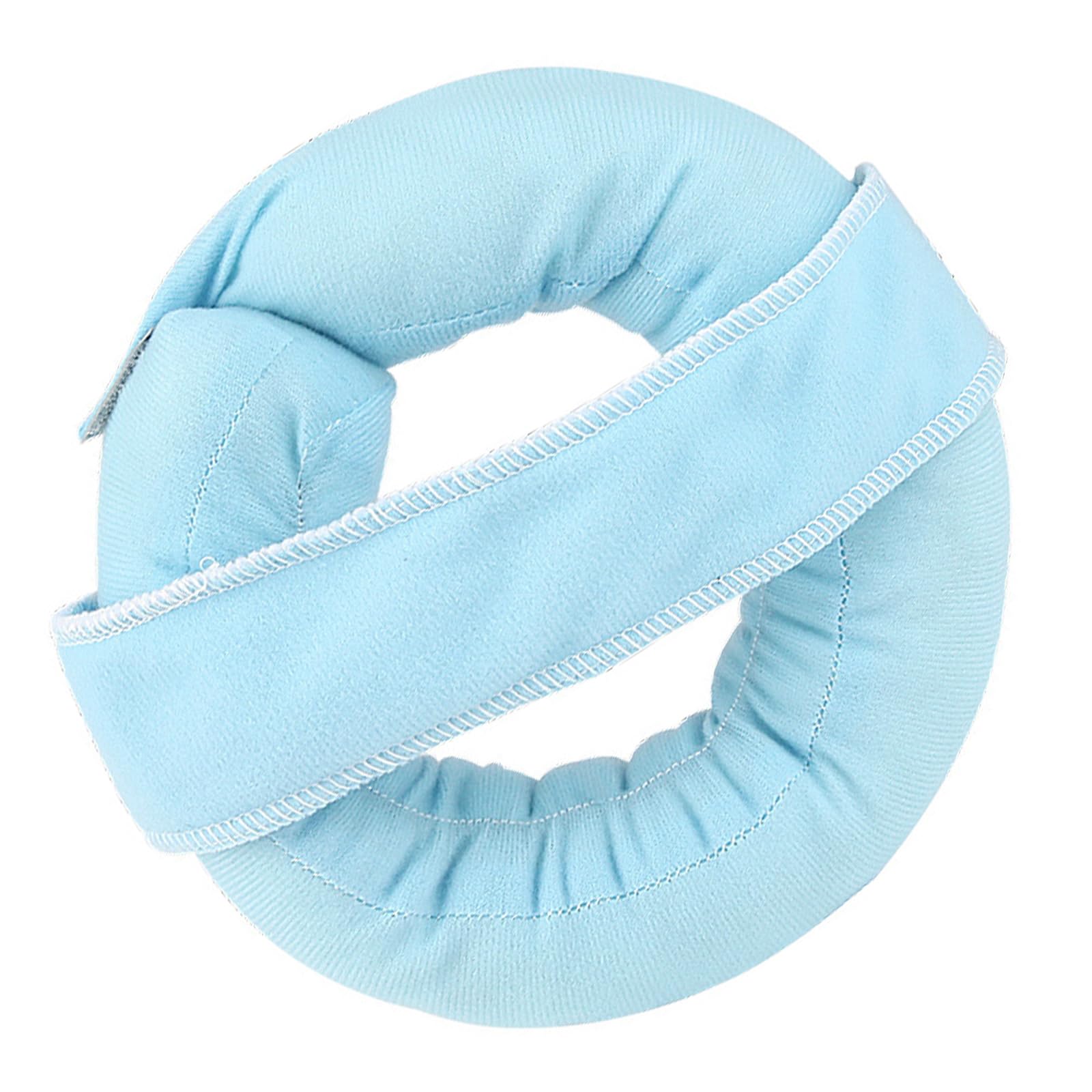 Qcbuegof Foot Pillow, Foot Ankle Heel Elevator for Elbow Wrist and Ankle, Soft Sponge Cushion Secure Hook Loop Fastening Pillow