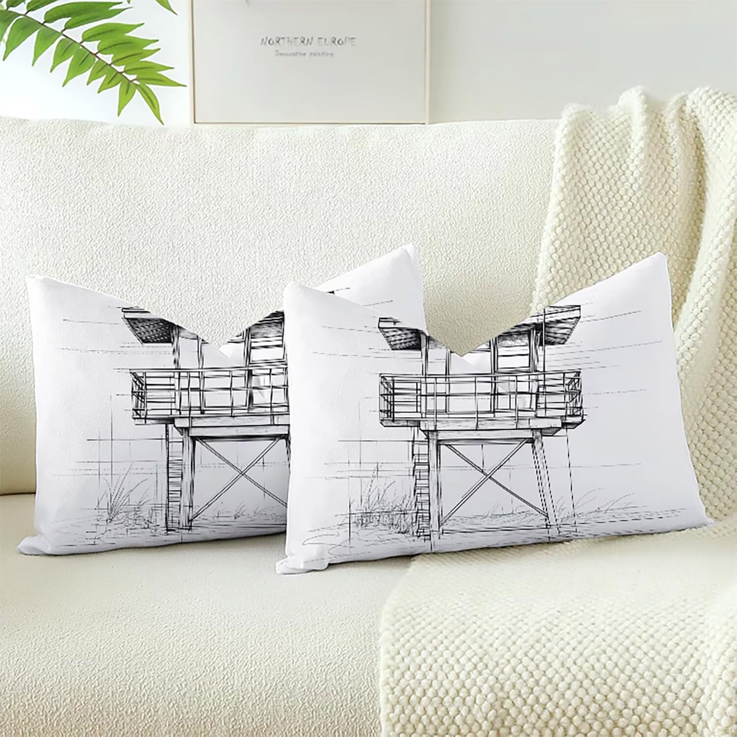 Coussin decoratif canape 70x40cm en velours pour un salon cocooning et chaleureux