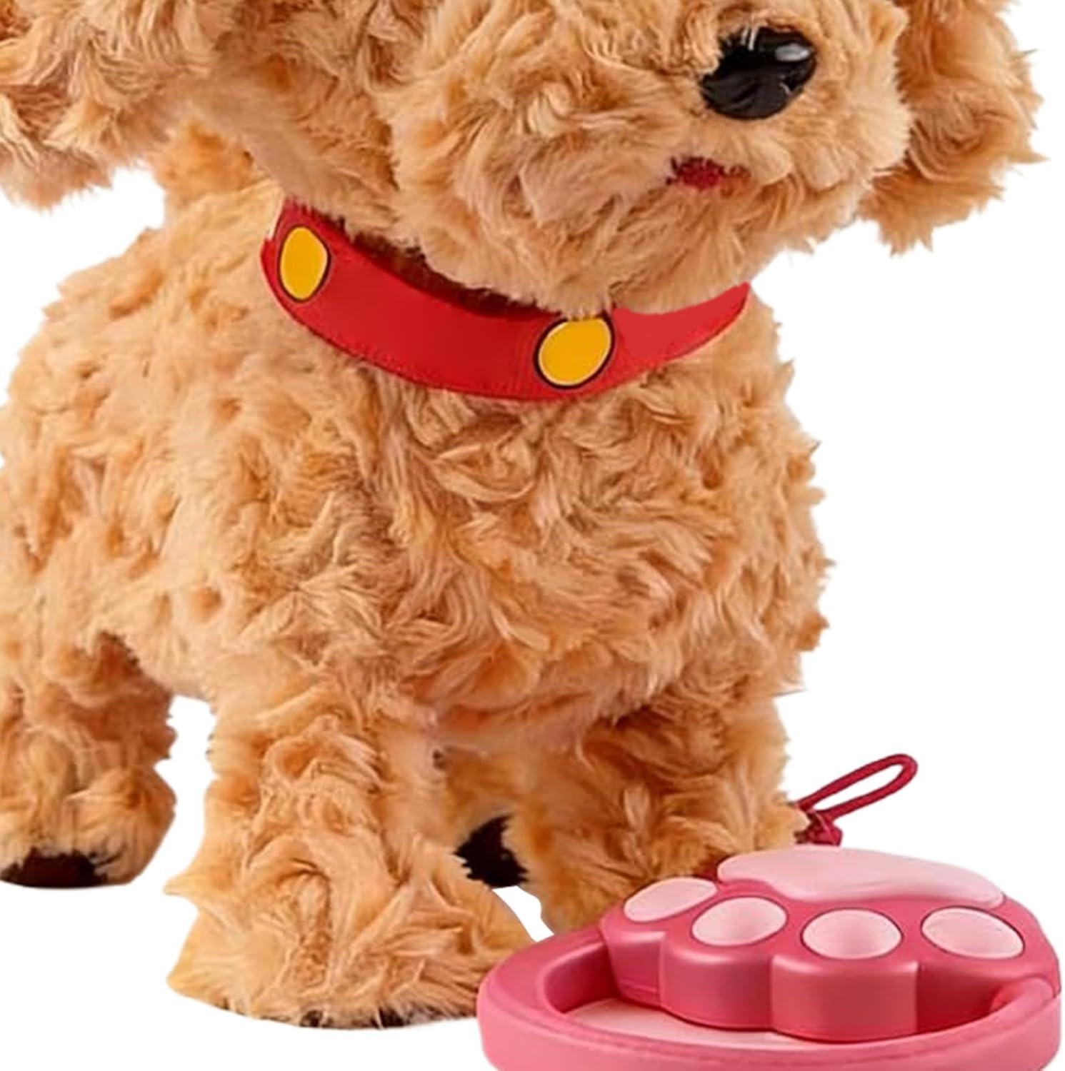 Genérico Electronic Puppy,Companion to Learn Languages,Talking and Barking Dog Toy for Children | for Children of All Ages in Living Room Bedroom Home and Travel
