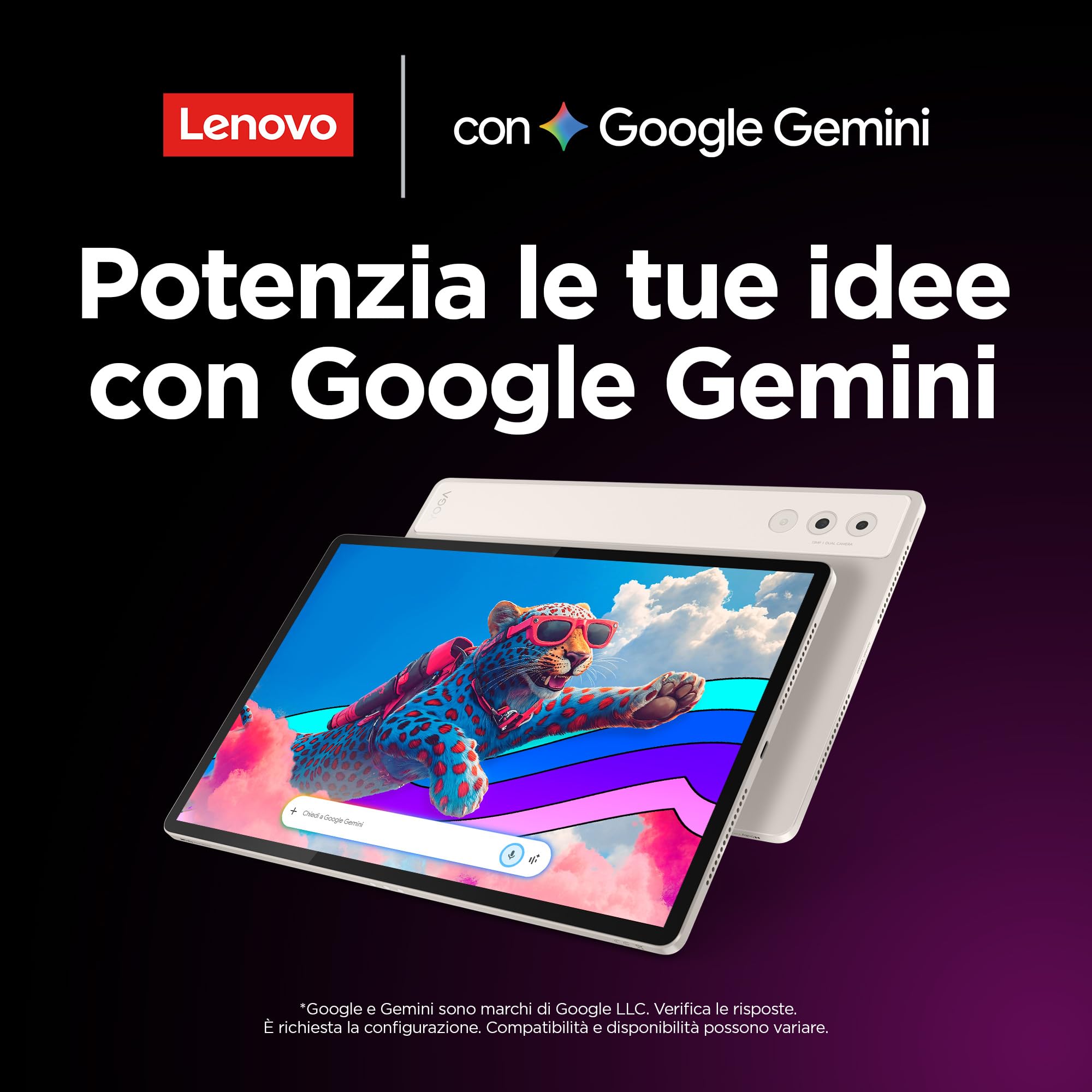 Lenovo Yoga Tab Plus, AI Tablet, Display 3K 12,7 Zoll 144Hz, Snapdragon Prozessor 8 Gen 3, RAM 16 GB, Speicher 512 GB, WiFi 6, Tablet Android 14, Tab Pen Pro und Tastatur enthalten - Seashell