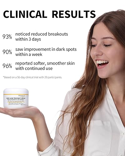 Miniatura 5 de Tratamiento para eliminar el acné de los glúteos, crema hidratante con ácido salicílico al 2%, aceite de árbol de té y hamamelis, tratamiento de