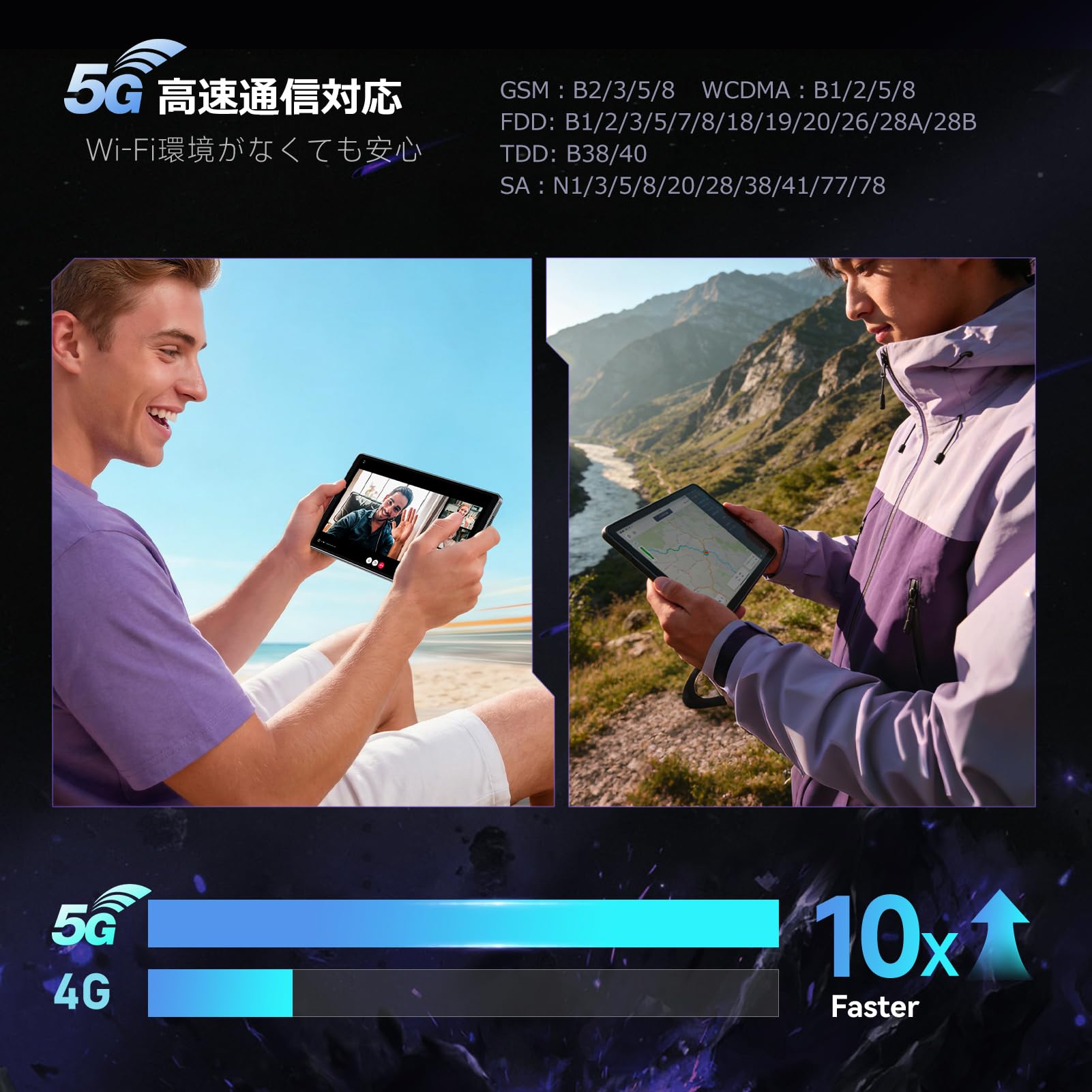 Amazon.co.jp: [World's First 5G Communication Mini Tablet
