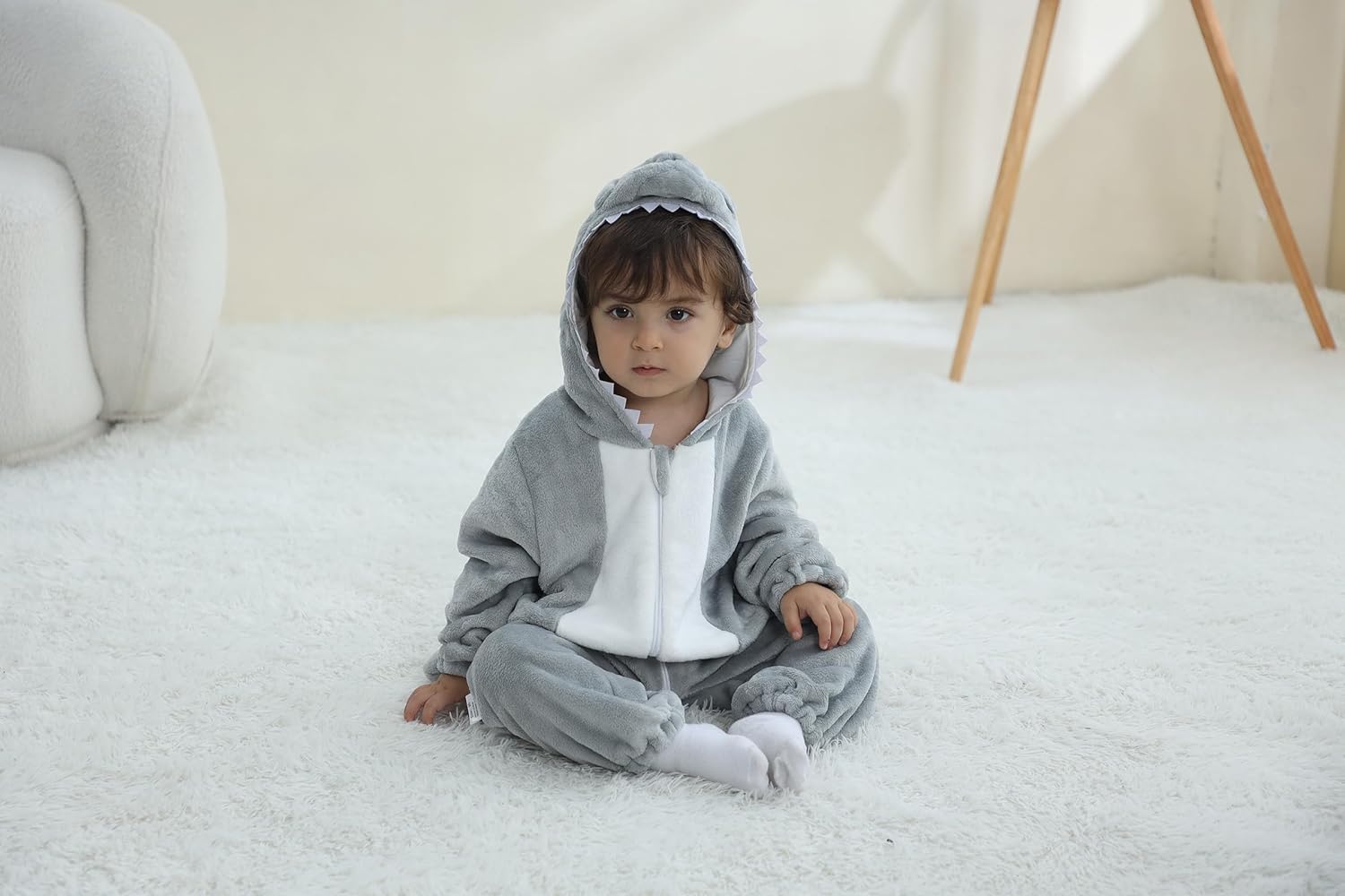 Animal Costume for Baby Costume for Boy Halloween Costumes Infant Soft Jumpsuit Flannel Romper Kids Cosplay Costumes - Image 2