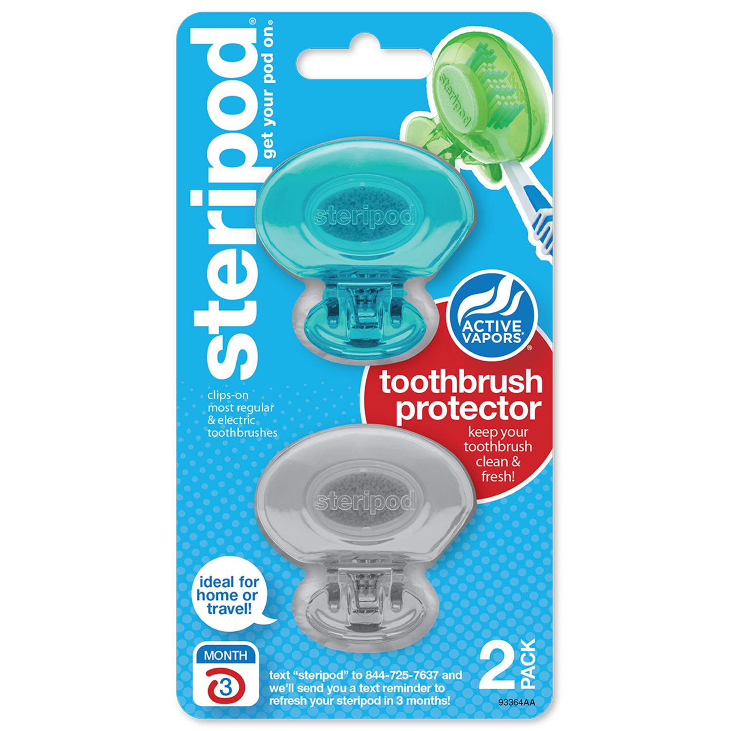 Steripod Steripod Clip-on Toothbrush Protector