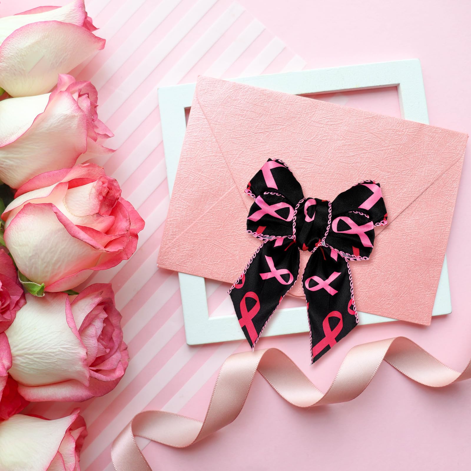 Amazon.com: Whaline Breast Cancer Awareness Wired Ribbon