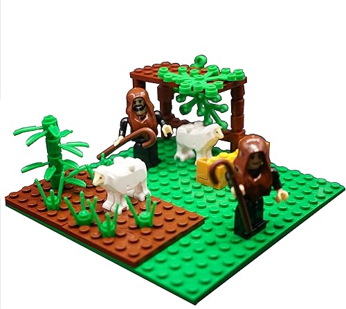 Miniatura 4 de Ultimate Play Set – Belén grande para interiores, 15 personajes, árboles, juegos cristianos construibles para niños, regalo perfecto para Navidad