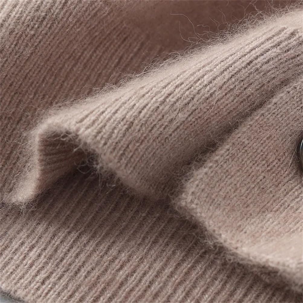 Men's Cashmere Cardigan Sweater Men Casual V-Neck Loose Knit Cardigans
