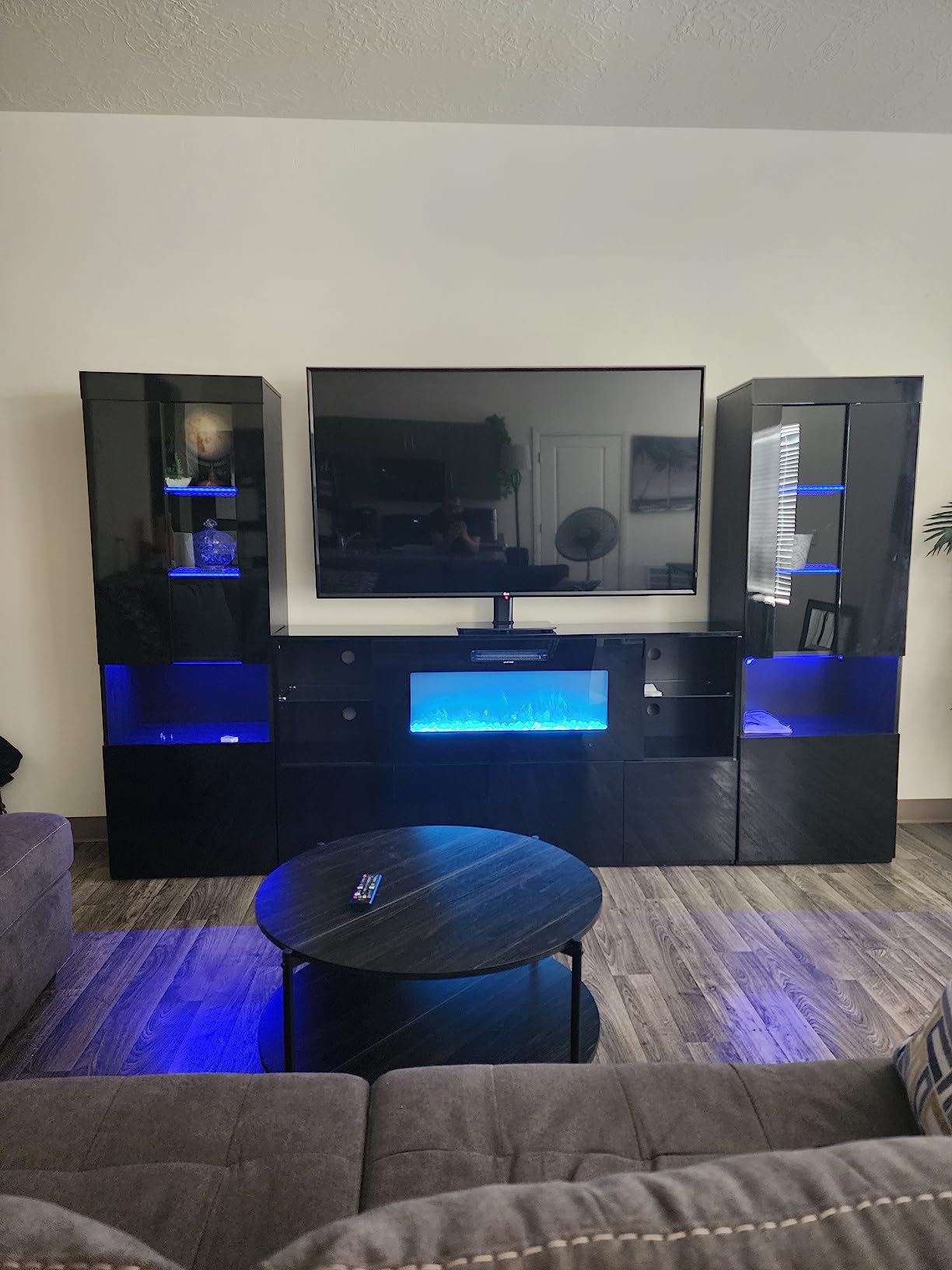 58/mo Finance Amerlife Entertainment Center with Fireplace and