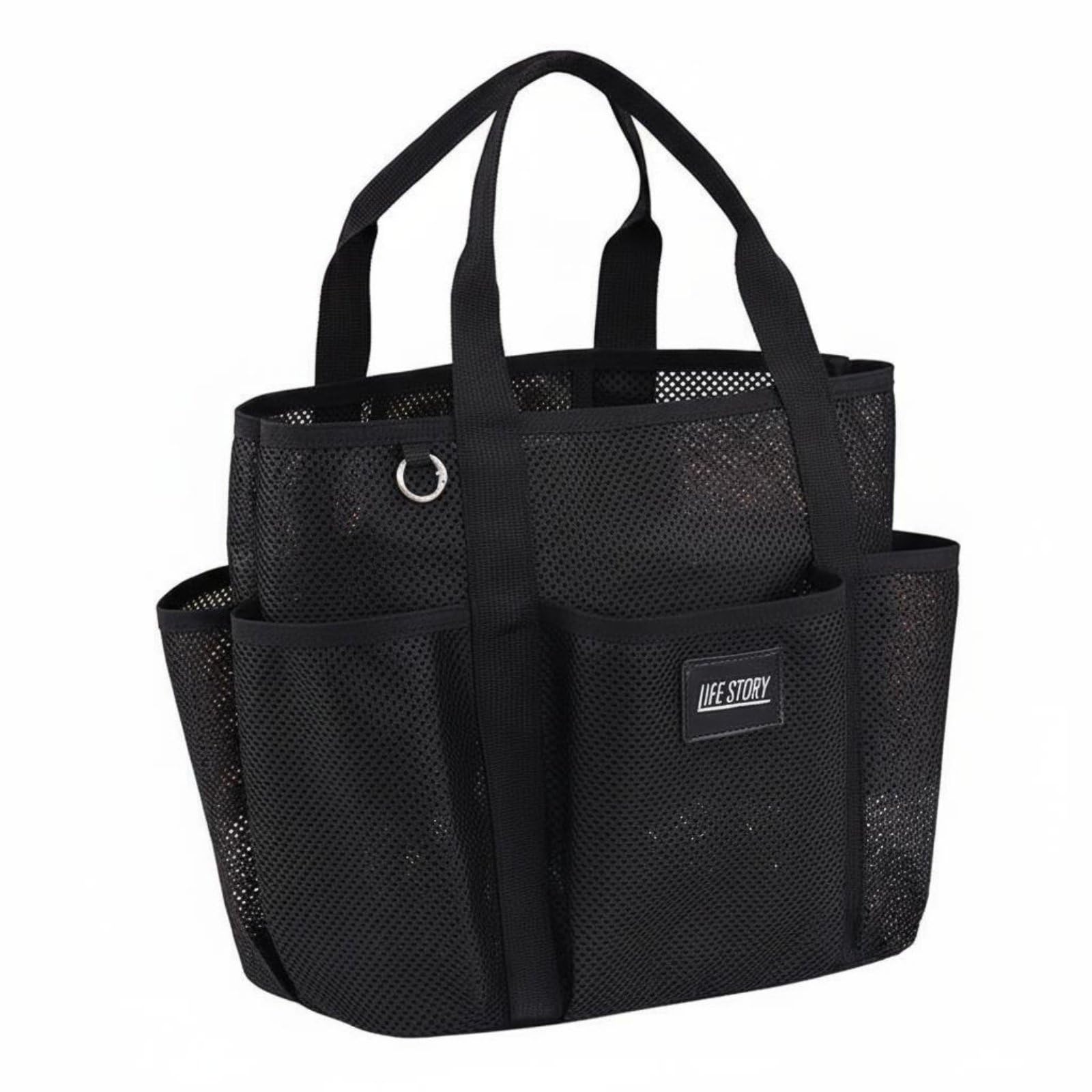 URJIX™ Mesh Coastal Tote Quick-Drying Large Capacity Aquatic Tote Large Mesh Tote Lightweight Breathable Carry Bag Sturdy Handles-picture-30