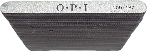 Juego de 25 piezas de lima de uñas profesional de manicura y pedicura de primera calidad, lima de uñas de doble cara (grano 180100), lima de uñas