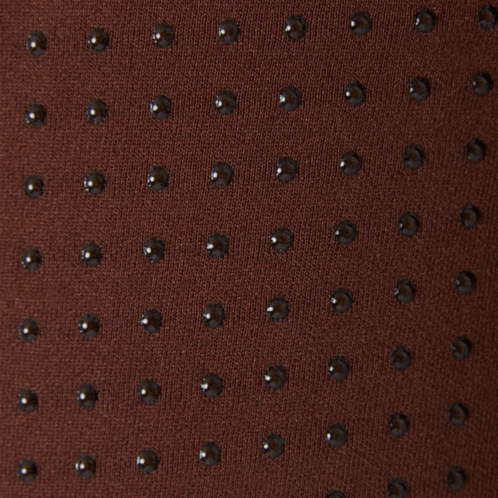 HORZE Damskie legginsy termiczne Active z kieszenią na telefon komórkowy, spodnie do jazdy konnej, termiczne bryczesy damskie, Rum Raisin Brown, 36