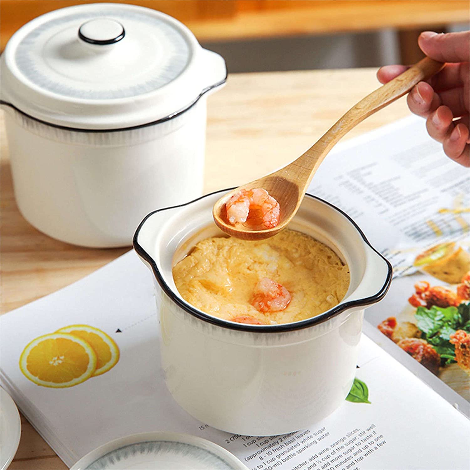 Bols à soupe en céramique, bols à petit-déjeuner, bols à nouilles, petit bol à soupe en céramique avec couvercle, bol à soupe à l'oignon français, passe au micro-ondes, petit bol à petit-déjeuner avec