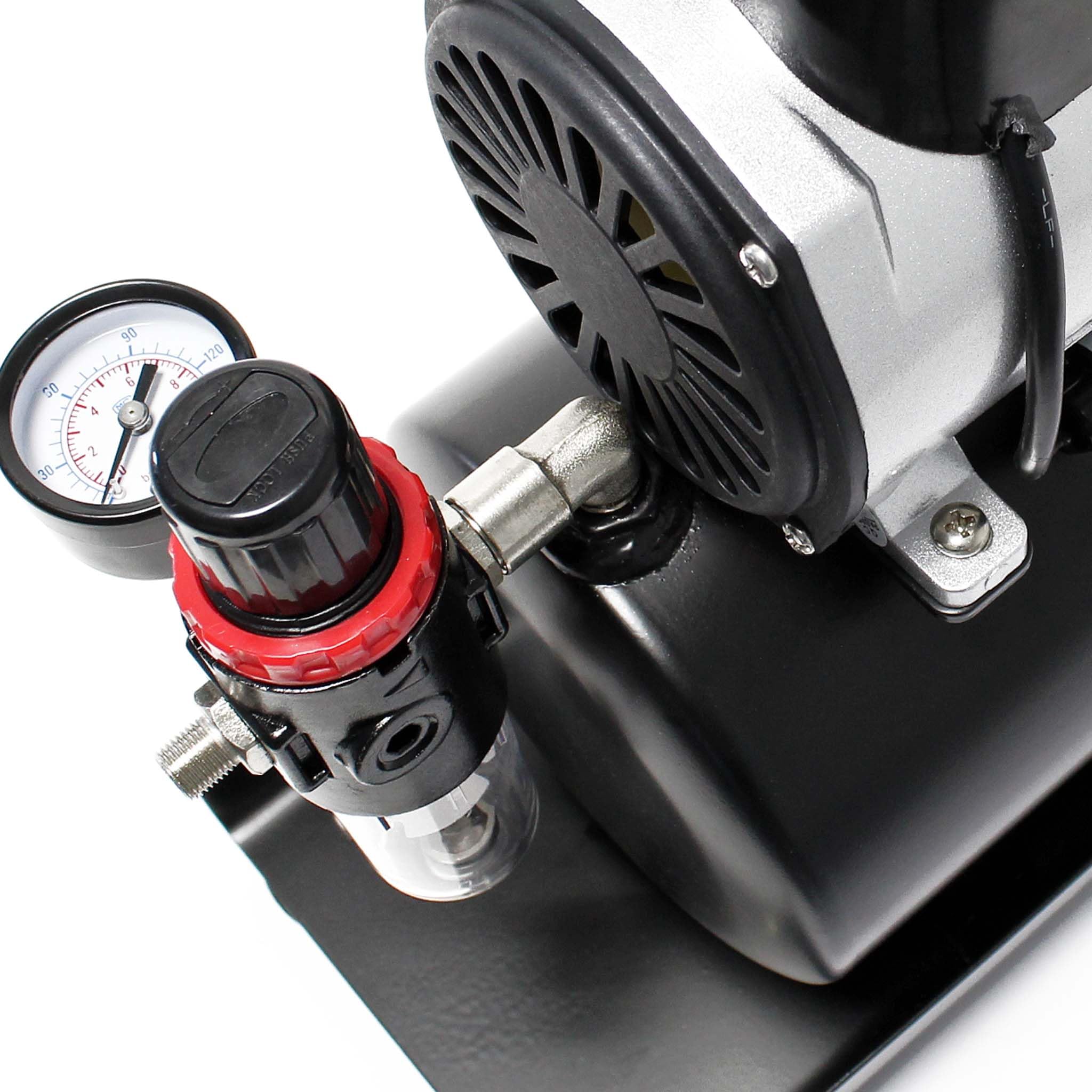 Akcesoria do aerografu – regulator ciśnienia filtr separator wody 7bar 9,51mm 12,91mm kompresora
