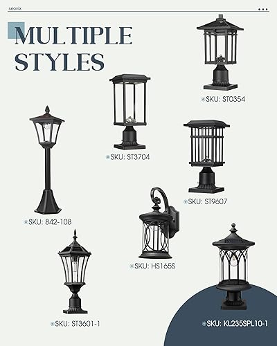 Miniatura 8 de Lámpara solar de 70 pulgadas para poste de luces al aire libre impermeable IP65, postes de lámpara solar iluminación al aire libre, poste solar LED