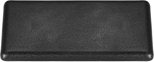 uxcell Tapa de extremo de extrusión de aluminio rectangular de plástico estándar Negro 1.575x3.150 in 40pcs