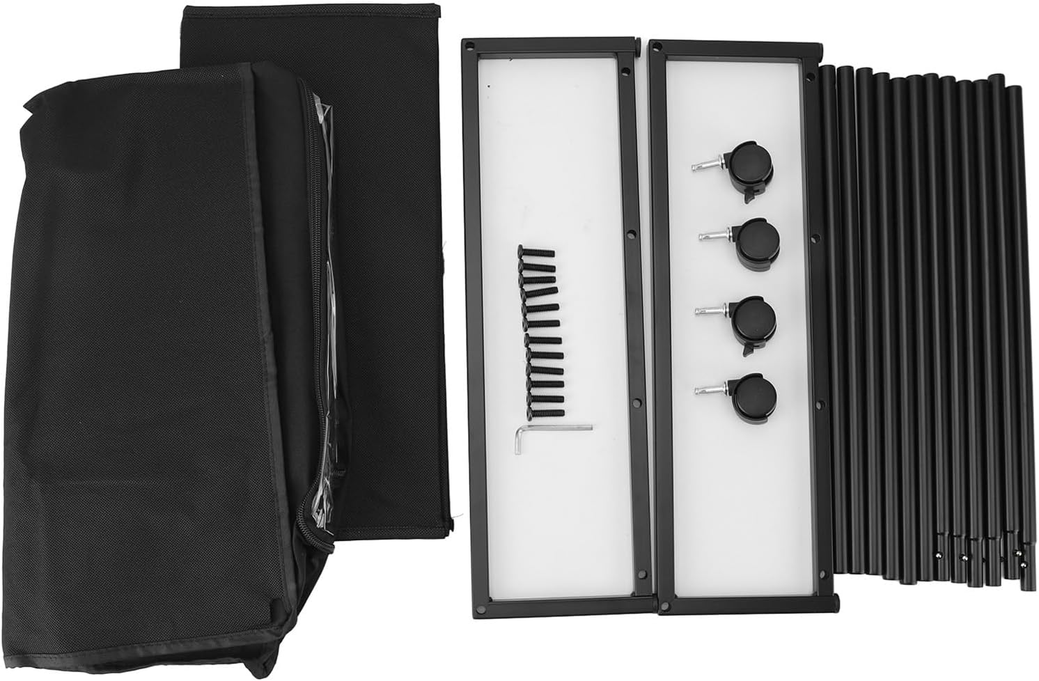 ciciglow Under Bed Storage Container, Rolling Drawer with Clear Lid, 4 Wheels, Under Bed Organizer for Clothes, Books, Shoes (Black)