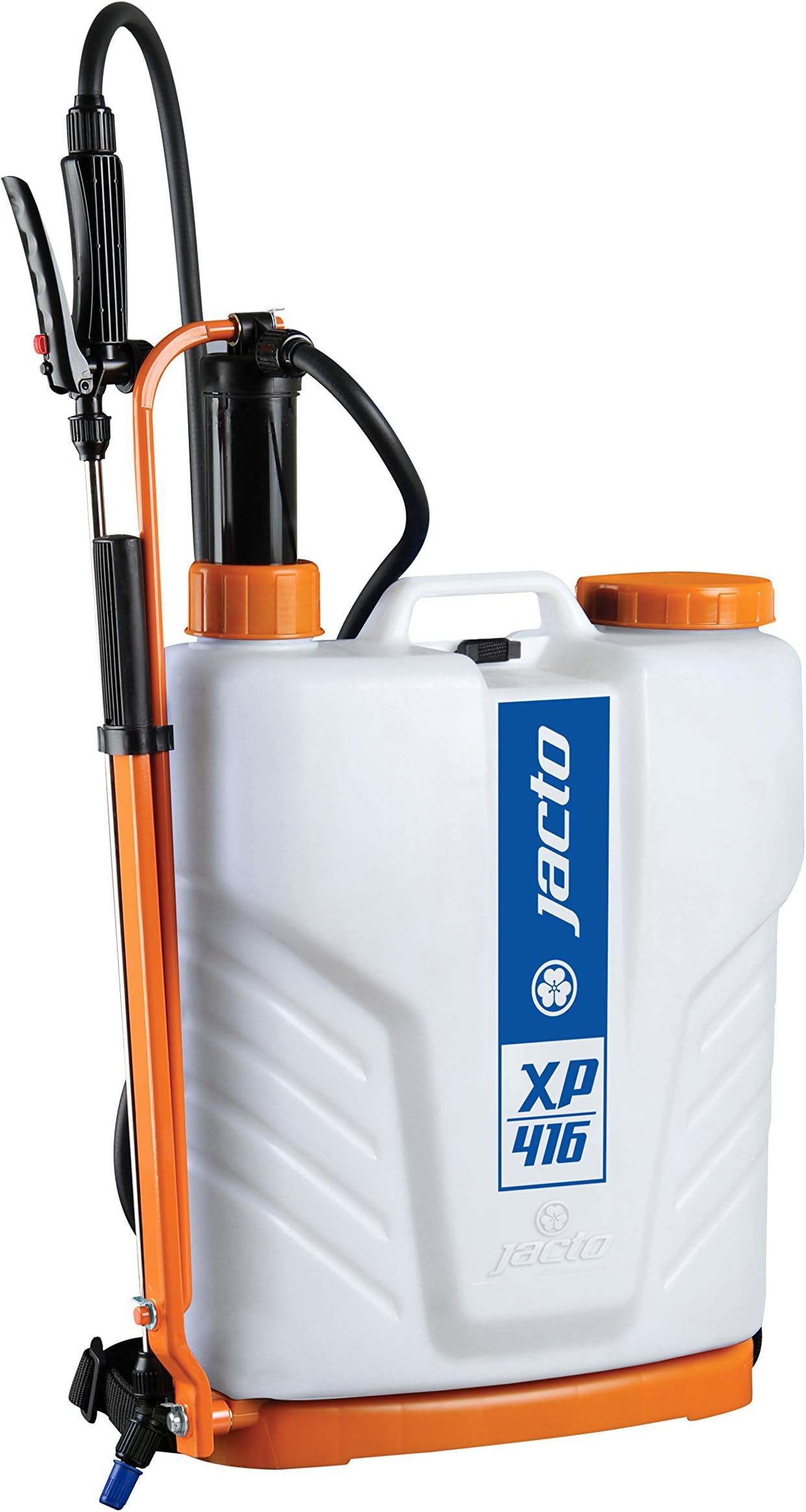 XP-416 Backpack Sprayer - 4-Gallon Professional-Grade, Lightweight & Ergonomic with High-Pressure Performance, Translucent White