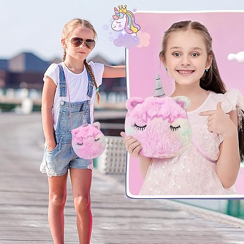 Miniatura 6 de DOZZIOR Regalos de unicornio para niñas de 6 a 8 años, ideas de regalo de cumpleaños para niñas de 6, 7, 8, 9, 10 años, canasta de regalo de