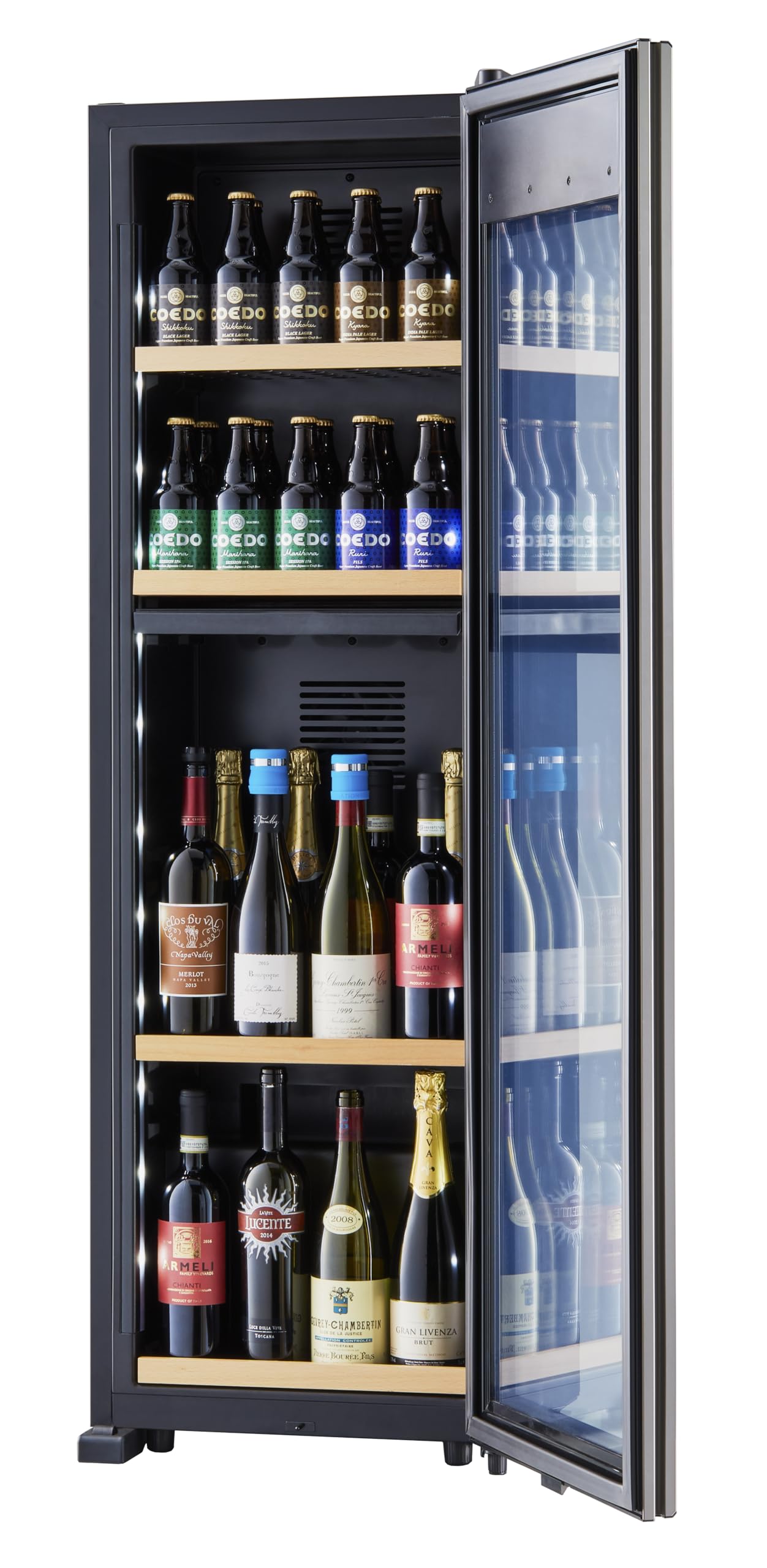さくら製作所 ZERO CHILLED ワインセラー 日本酒セラー 20本収納 コンプレッサー式 2温度管理 0℃ OSK20-W (ホワイト) - 5