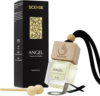SCENSE ANGEL Luxury Car Air Freshener – Warm Sweet Spiced Car Perfume Inspired Fragrance – Long Lasting Premium Auto Scent for Car Interior