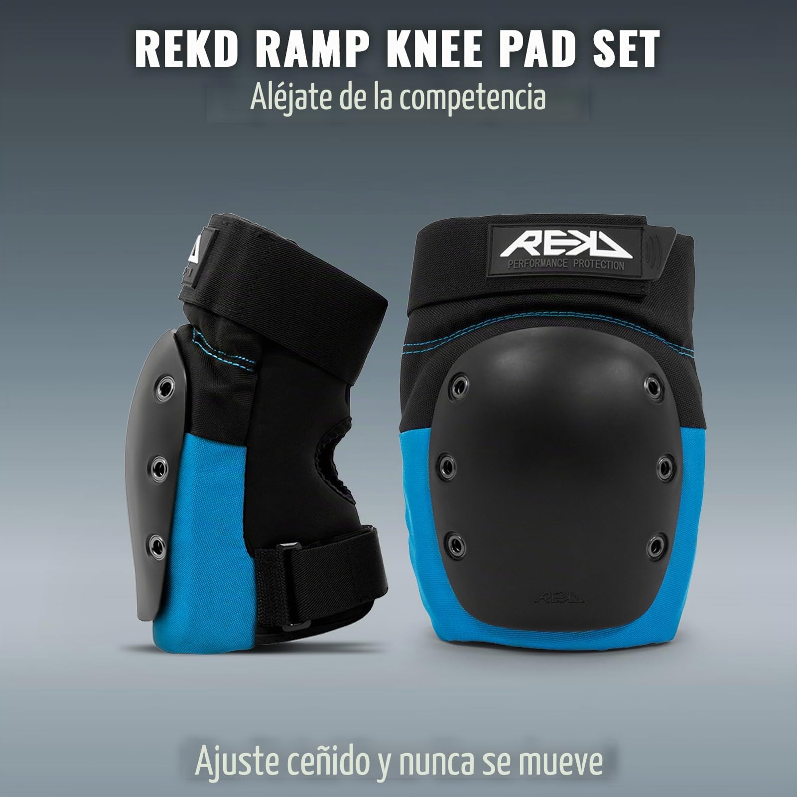 REKD Ramp Knee Pads Rodilleras kateboard Unisex Adulto