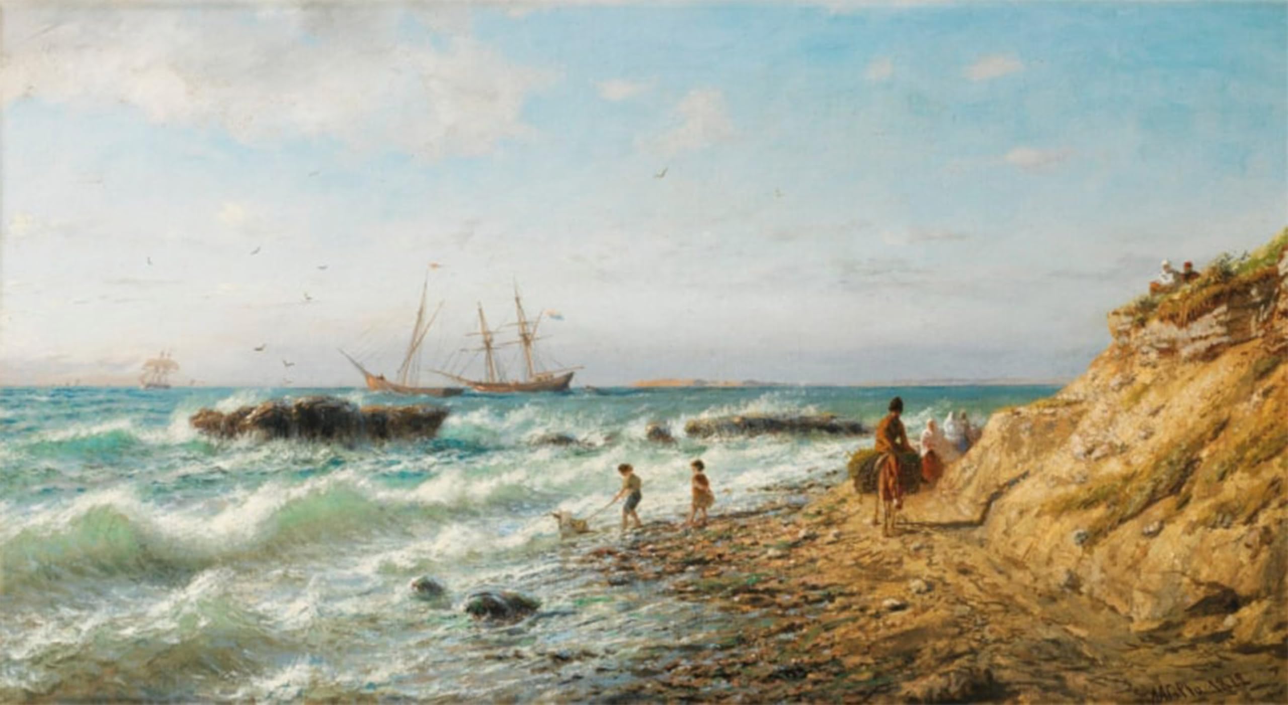 Art imprimé Rivage de Noire Lagorio tableaux décorations maison - 5