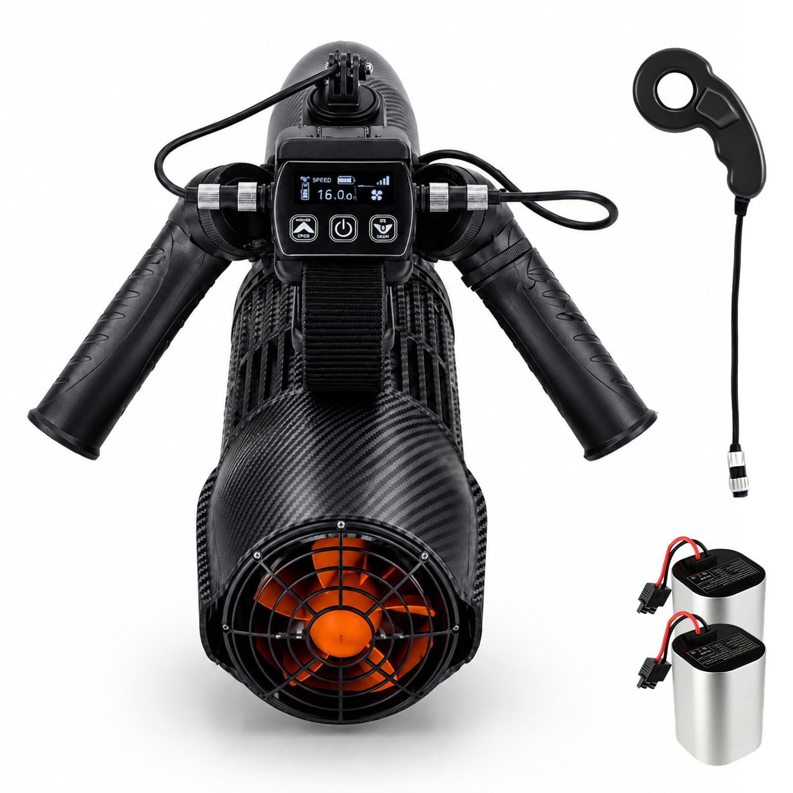 agreilduite Underwater Scooter Sea Scooter | 650w Brushless Motor 7.8kg Thrust 2.6kg Ultra-Portable | 40m Depth |Max 7km/H Speed| For Adults Snorkeling Diving Paddle Boarding Pool Training