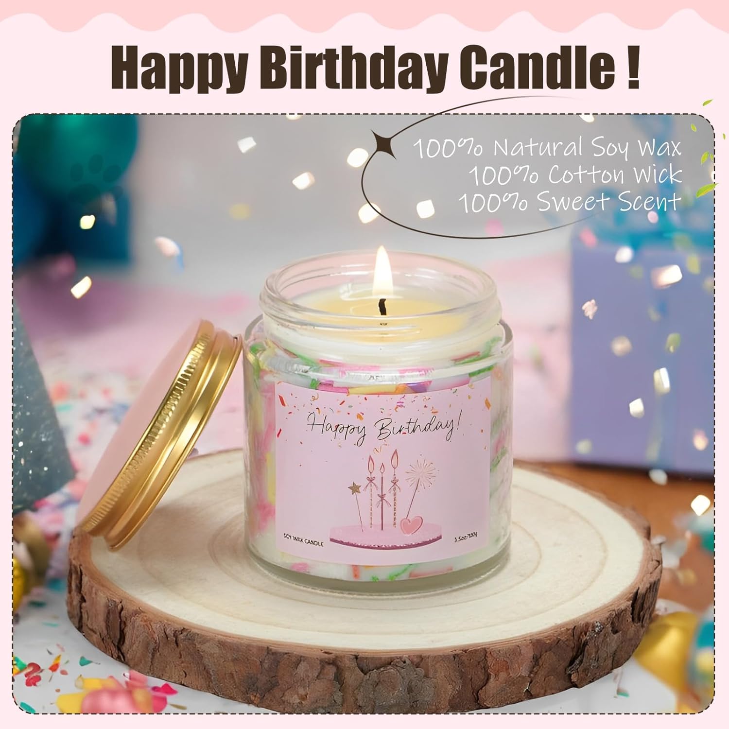 Birthday Gift for Teen Girls, Happy Birthday Box for Girl, Cute Preppy Stuff for Tween Girls, Christmas, Cute Daisy Aesthetic Glass Cups Tumbler Teen Gals Gifts Set 8pcs - Image 4