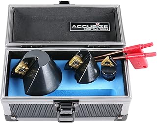 Accusize Industrial Tools 1/4'', 1/2'' and 1-1/4'' 60 Degree Indexable Carbide Countersinks, 0046-0960