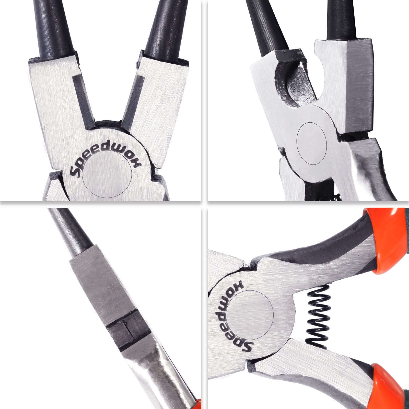 Pince à Bec Rond SPEEDWOX 15,2 Cm Avec Cutter - Outil Précision Fabrication Bijoux Et Réparation