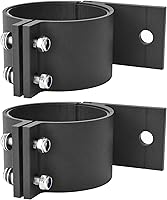 Vista 2 de Soporte de montaje de abrazadera de tubo de 2.5 pulgadas, barra de toro, portaequipajes de techo, soportes de jaula de rodillo, luces LED de trabajo