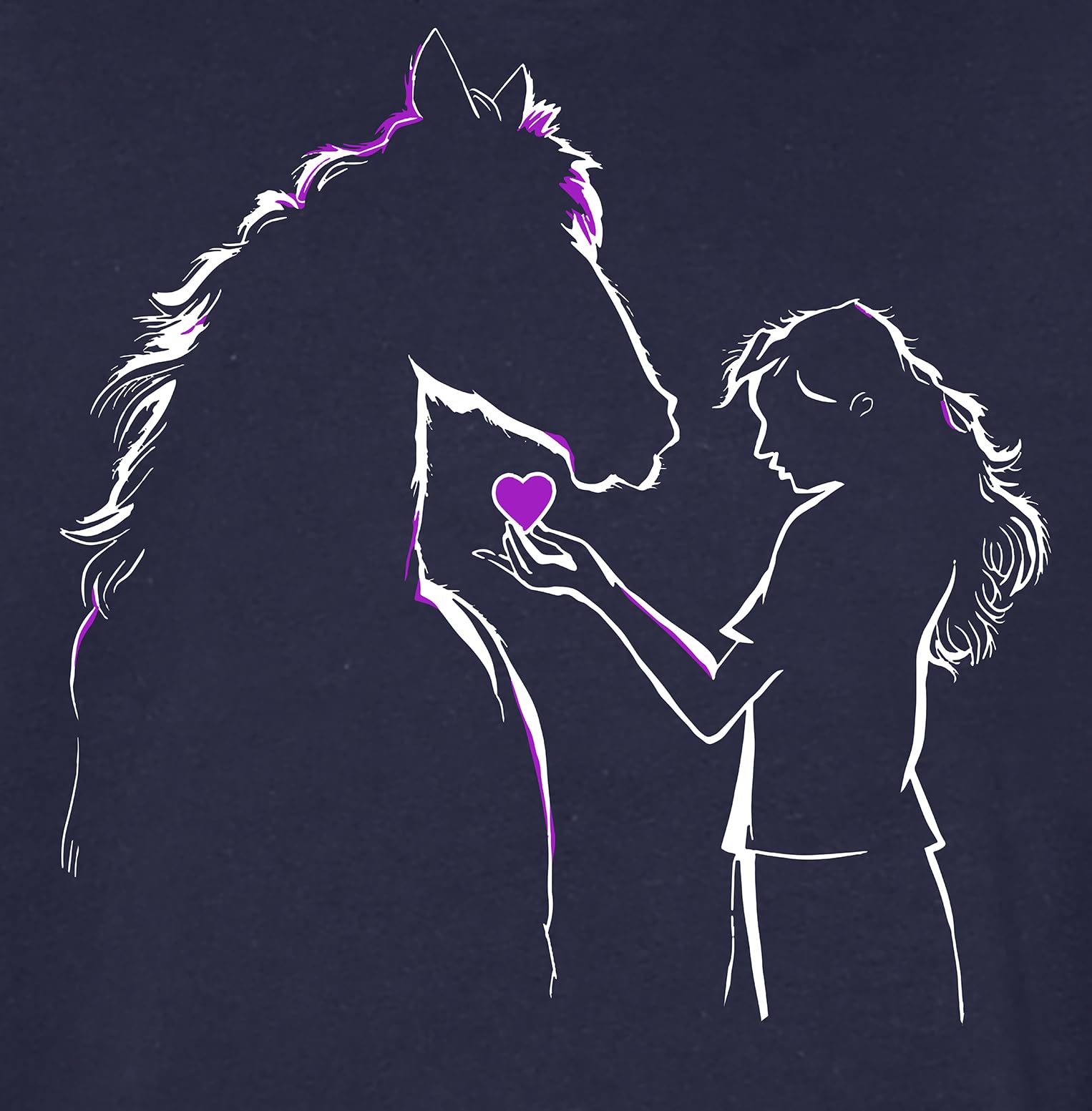 Minifan Pullover Mädchen Pferde Liebe Kapuzenpullover Reiterin Kinder Hoodie Pferd Reitsport Bekleidung My Horse