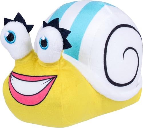 One Piece Single Plush transponder Snail, 8" (20 cm), Soft and Cuddly, Perfect f