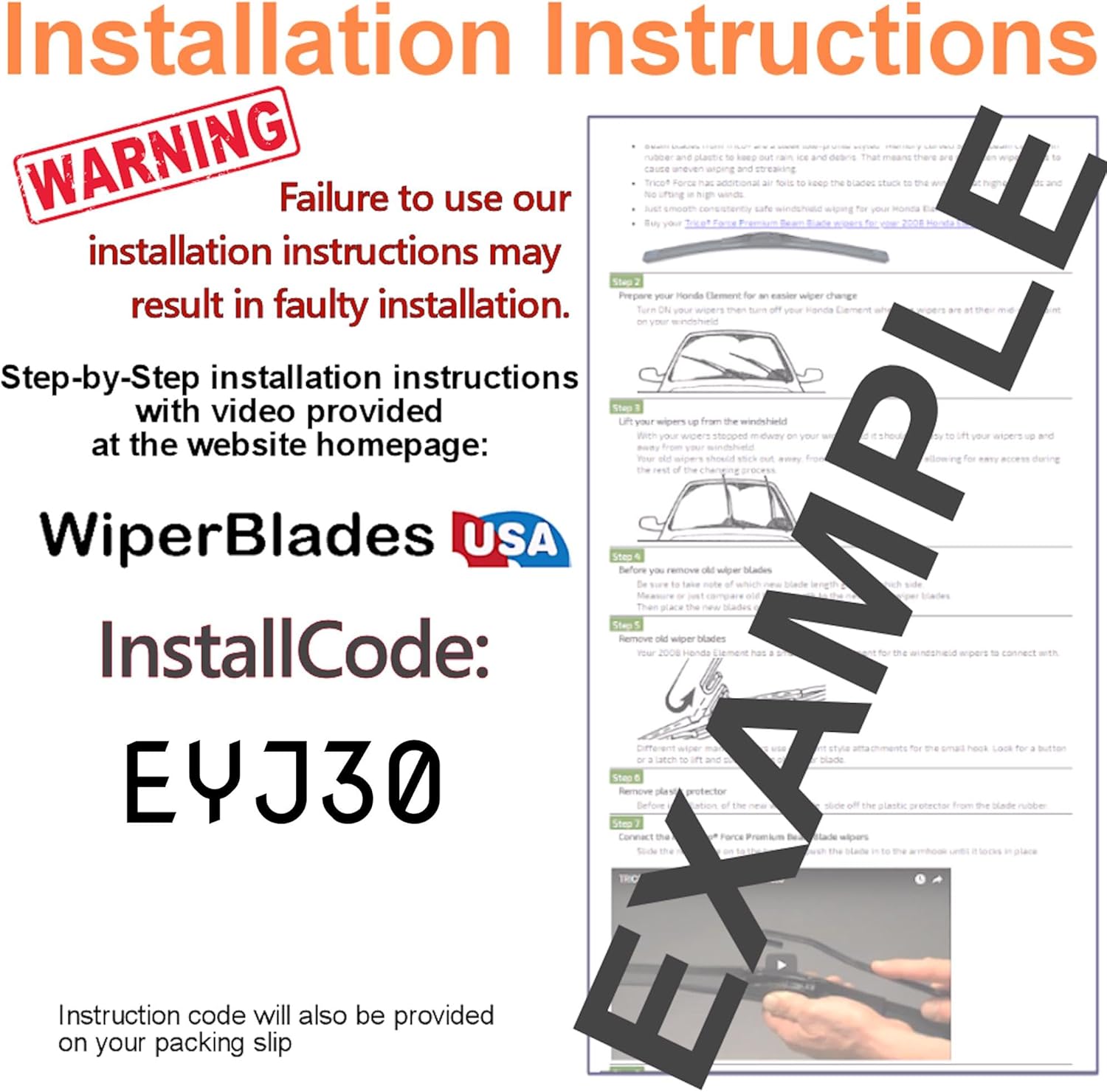 WiperBladesUSA Wiper Set compatible with Infiniti QX60 2017 (Set of 3) w/Rear Wiper Wiper Blades