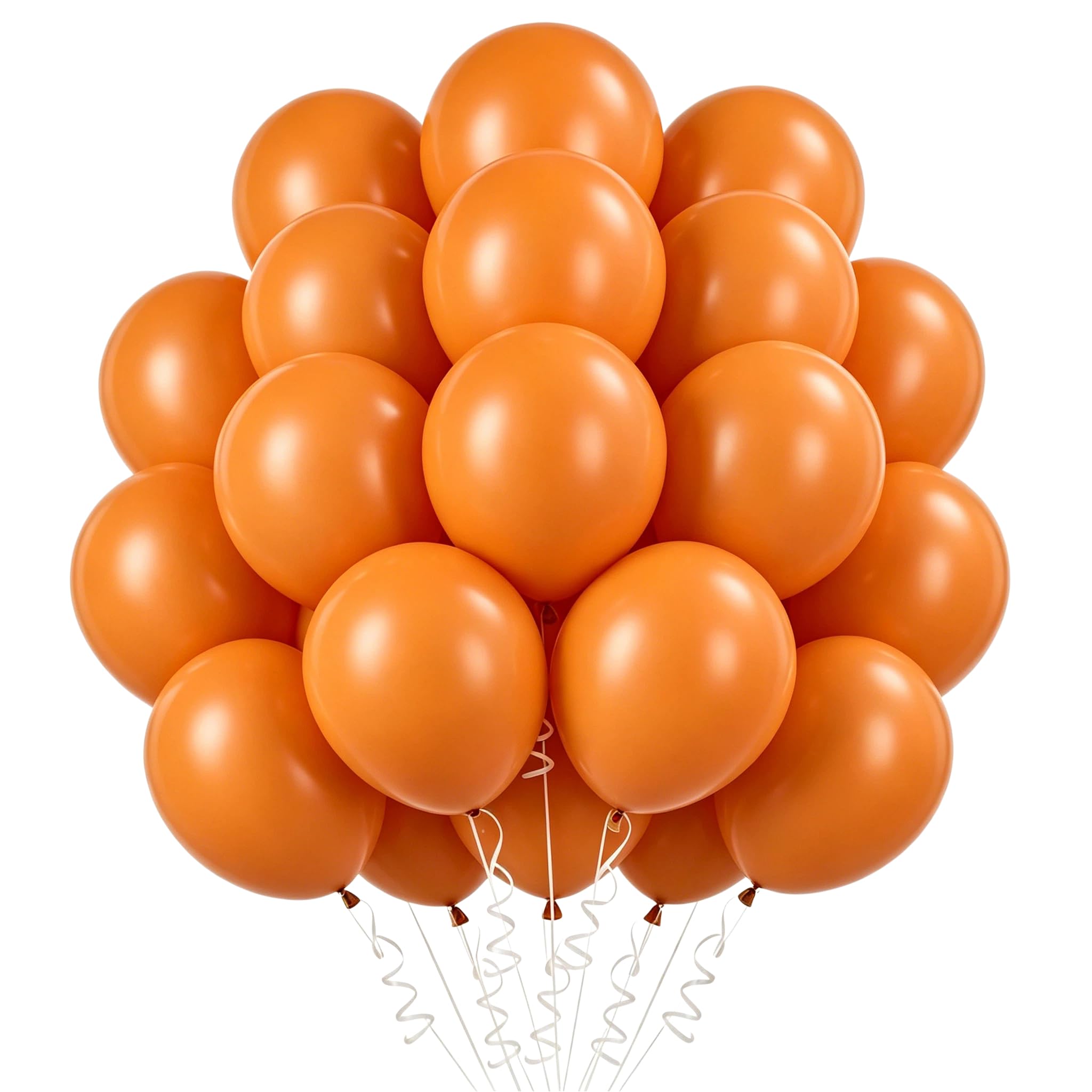 Orange Balloons, Pack of 50, 12 Inch Orange Balloons, Birthday, Latex Balloons, Balloons for Party Decoration, Birthday, Wedding, Festival, Anniversary Decoration — image 1