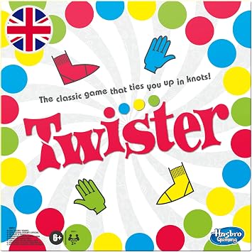 Hasbro Gaming Twister Game, Outdoor Family Games, Fun Party Game, Ages 6+