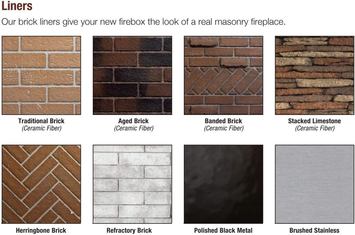 Empire Comfort Systems Deluxe 32" Vent-Free Firebox with Flush Face Refractory Liner