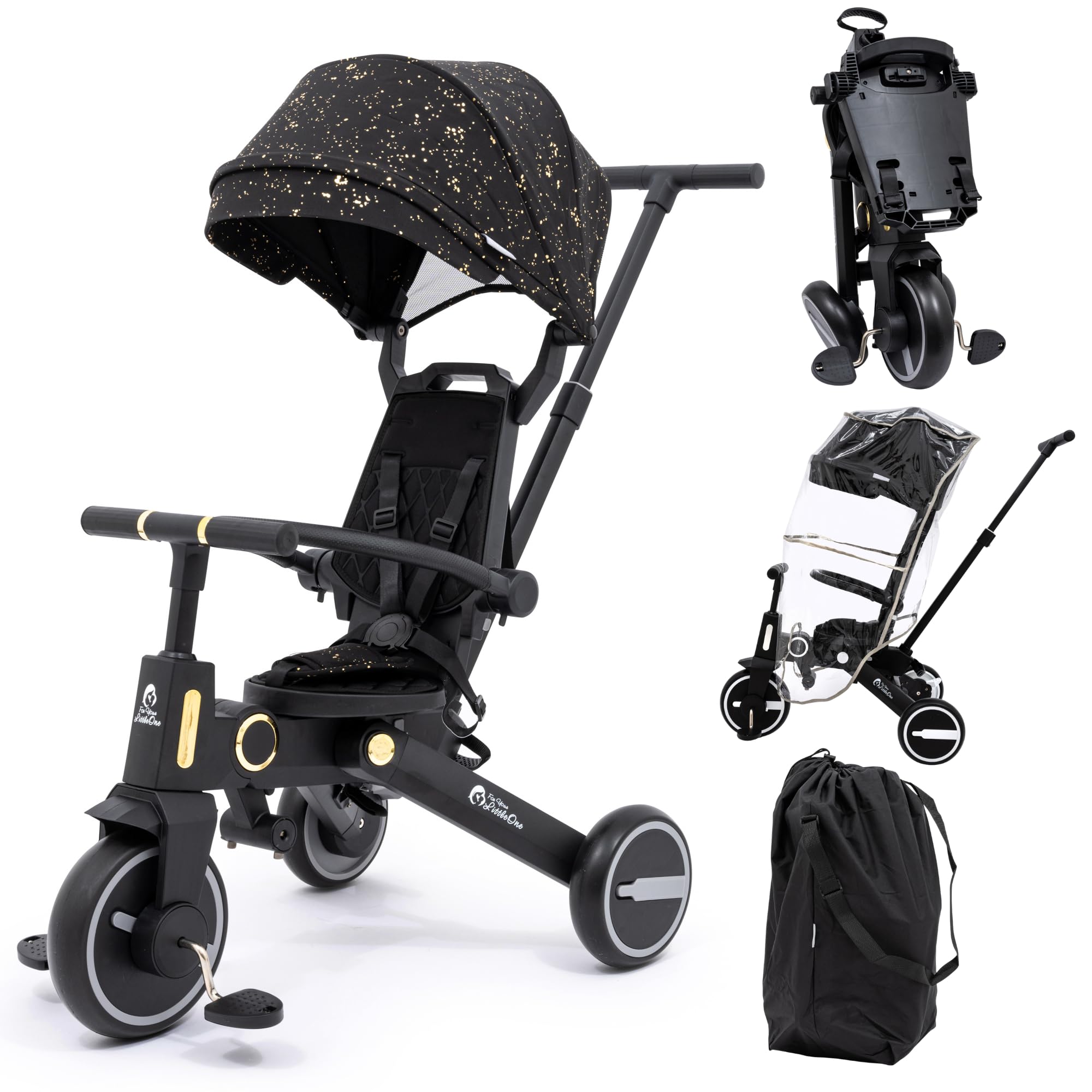 FYLO Xplor Baby Trike Foldable Tricycle Toddler Parent Handles