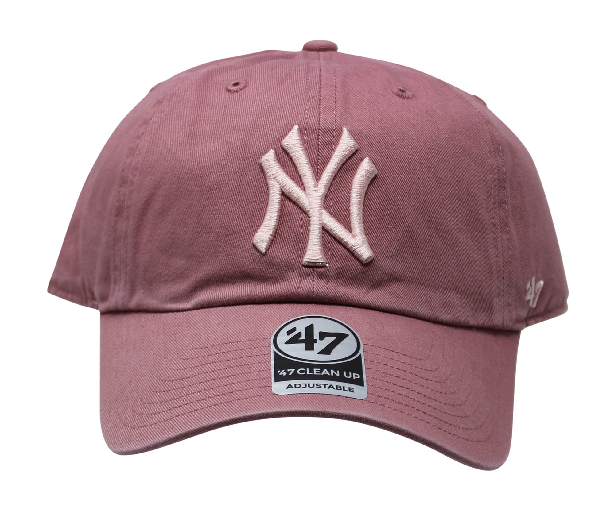 '47 MLB New York Yankees Brand Navy Basic Logo Clean Up Home Adjustable Hat — view 44