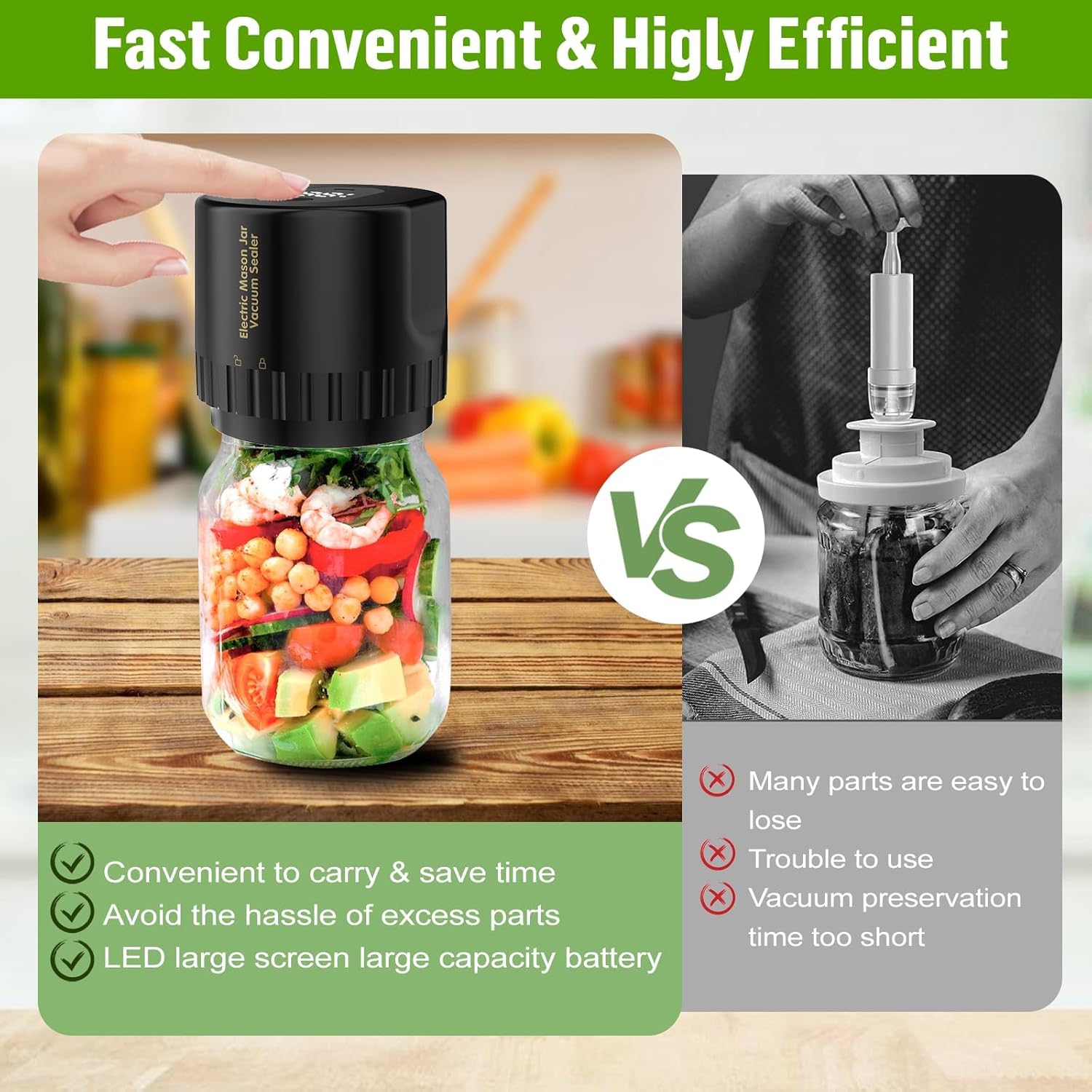 electric mason jar vacuum sealer