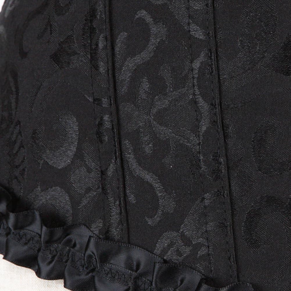 Women Lace up Back Sexy Floral Corset for Women Lingerie Bustier Top Plus Size: Clothing, Shoes & Jewelry